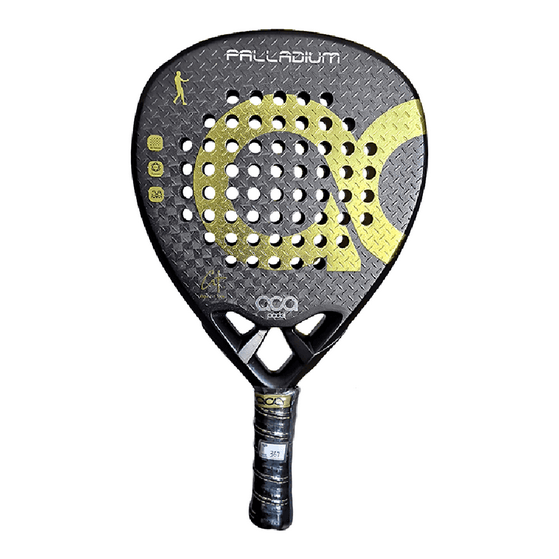 ACA PALLADIUM GOLD 12K PADEL RACKET