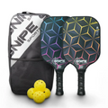 Pickleball Starter Kit - 2 Rackets, 4 Balls, & 1 Bag SNIPE SPORTS