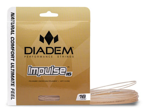 DIADEM IMPULSE NATURAL 16G TENNIS STRING SET