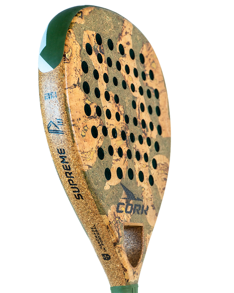 Cork Padel Racket Supreme Power III + FREE Thermobag