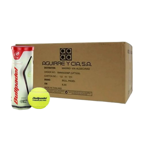 BULLPADEL PREMIUM PRO PADEL BALLS 24 CANS